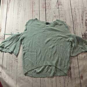 Express Boho open shoulder bell sleeve Whimsigoth Crewneck sweater TOP S